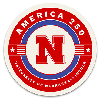 American 250 logo for UNL